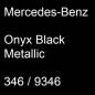 Preview: Mercedes-Benz, Onyx Black Metallic, 346 / 9346.